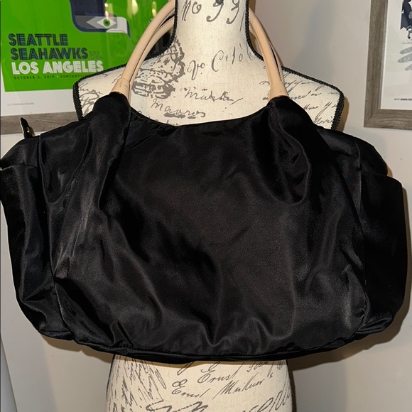 EUC Kate Spade Black nylon Tote Bag /diaper bag - Picture 7 of 8